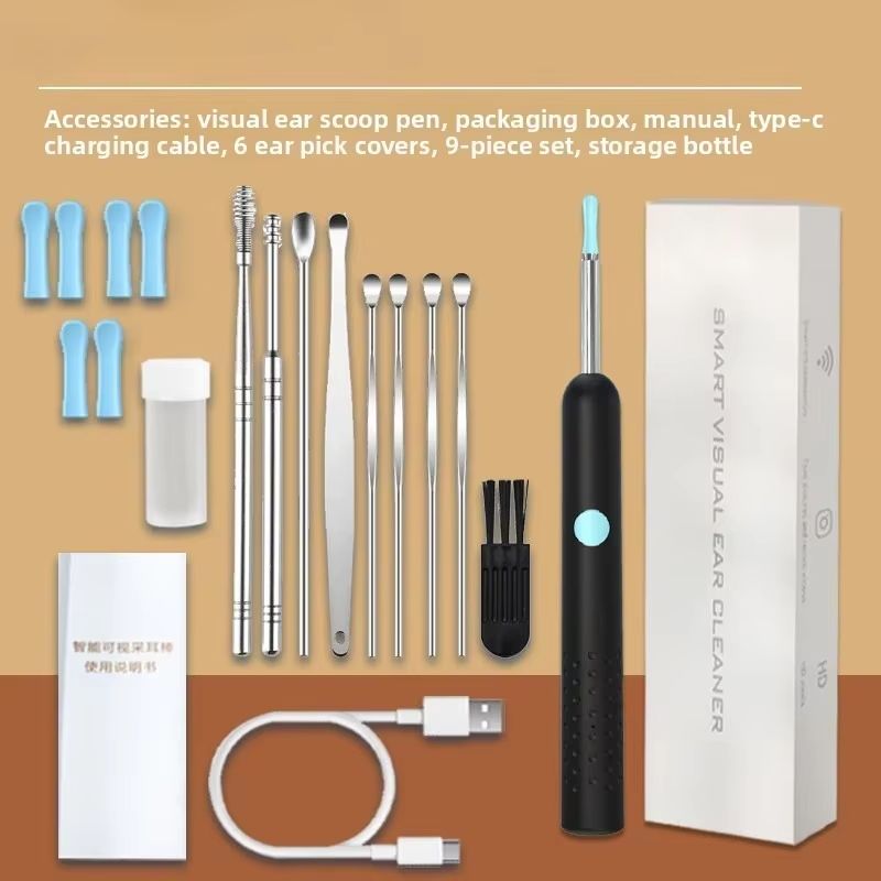 Smart Visual Ear Sticks Otoscope  Mini Camera Ear Wax Removal  Health Care Tool 16