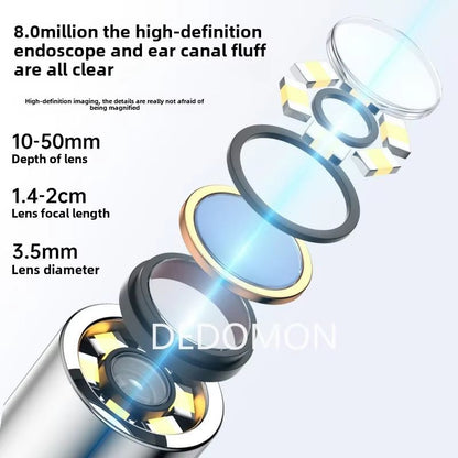Smart Visual Ear Sticks Otoscope  Mini Camera Ear Wax Removal  Health Care Tool 4