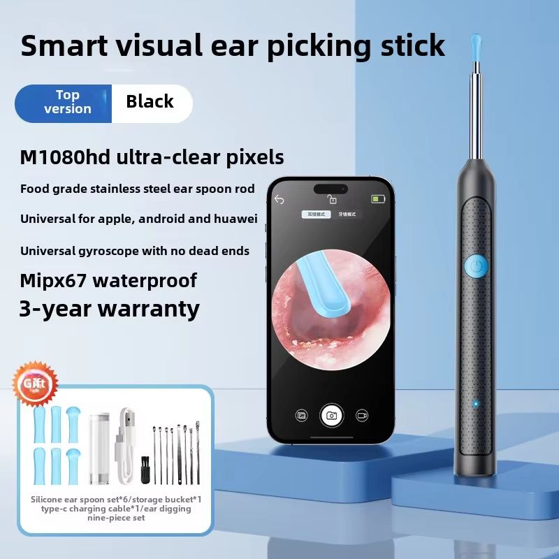 Smart Visual Ear Sticks Otoscope  Mini Camera Ear Wax Removal  Health Care Tool 6
