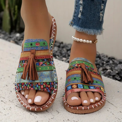 Summer Fashion Womens Casual Beach Luxury Sandals, Comfortable Open Toe Outdoor Flat Shoes