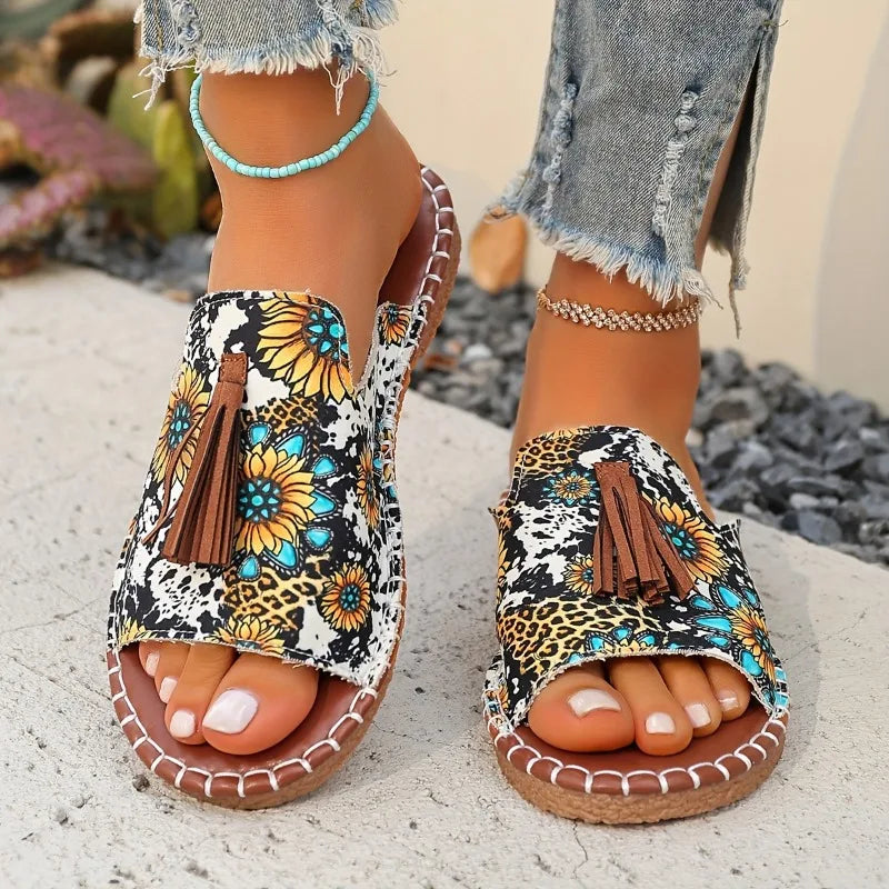 Summer Fashion Womens Casual Beach Luxury Sandals, Comfortable Open Toe Outdoor Flat Shoes