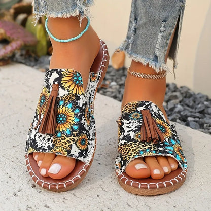 Summer Fashion Womens Casual Beach Luxury Sandals, Comfortable Open Toe Outdoor Flat Shoes
