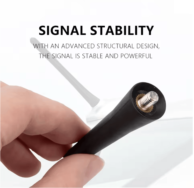 AutoTune Compact Car Antenna Short Roof Mount FM AM DAB Universal Fit 3