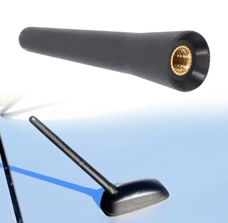 AutoTune Compact Car Antenna Short Roof Mount FM AM DAB Universal Fit 4