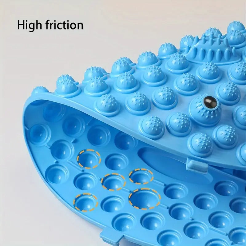 Reflexology Acupressure Mat, Foot Yoga Massage Board, Toe Pressure Plate, Meridian Jogging Massage Pad, Stone Therapy
