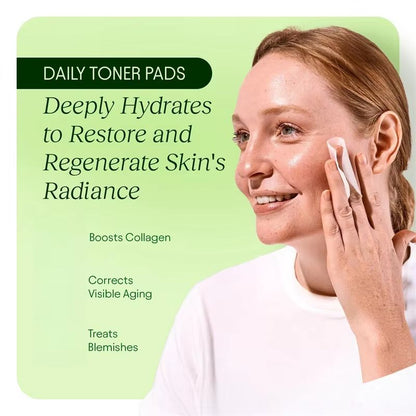 AntiAging Toner Pads  Dark Spot  Wrinkle Minimizing With Snail Mucin  Niacinamide 1