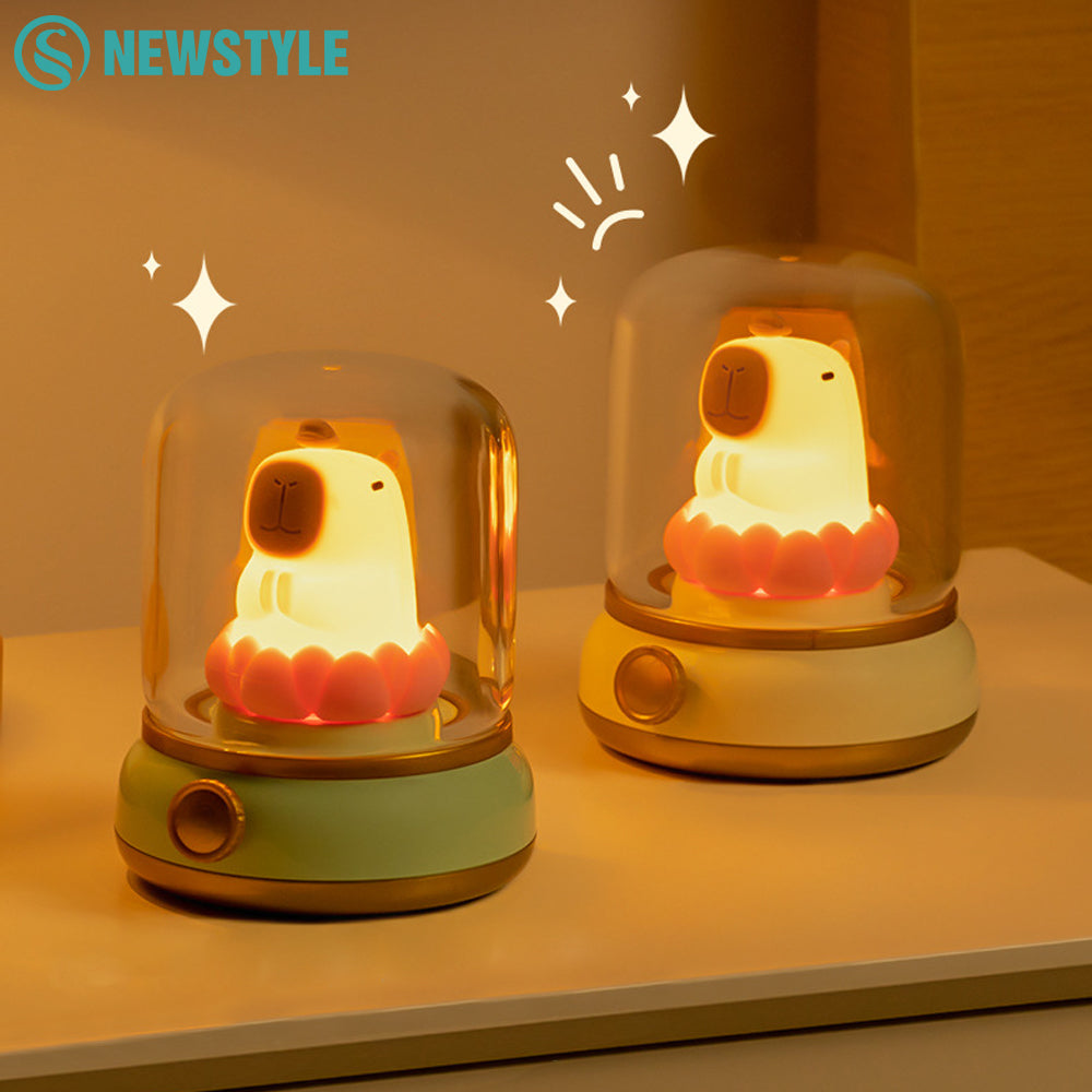 Night Light, Flameless Candles with 2 Lighting Modes, Dimmable Bedside Lamp for Kid Bedroom