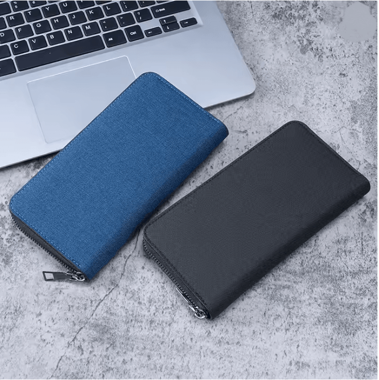 UrbanCraft Mens Canvas Long Zipper Wallet With Large Capacity And Multi Card Storage 1