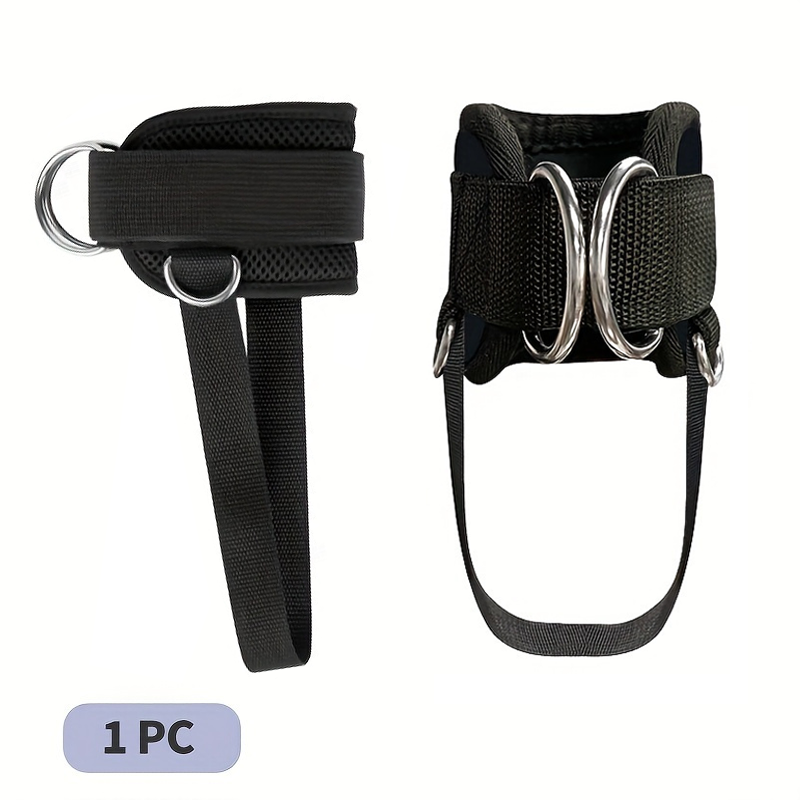 Ankle Cuffs For Cable Machines Padded Ankle Strap Double D Ring Fitness Strap Gym Workout Accessory 6