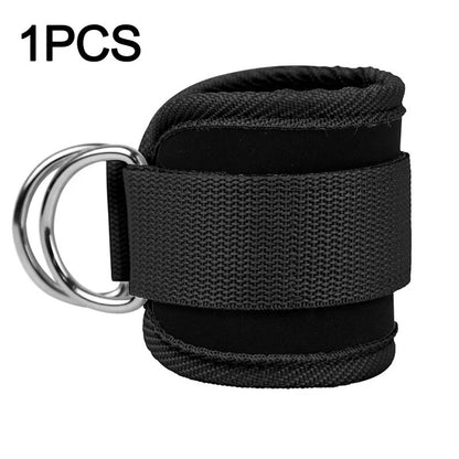 Ankle Cuffs For Cable Machines Padded Ankle Strap Double D Ring Fitness Strap Gym Workout Accessory 10