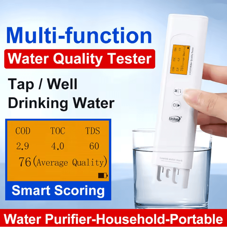 AquaSense LS310 6 in 1 Digital Water Quality Tester for Drinking and Tap Water
