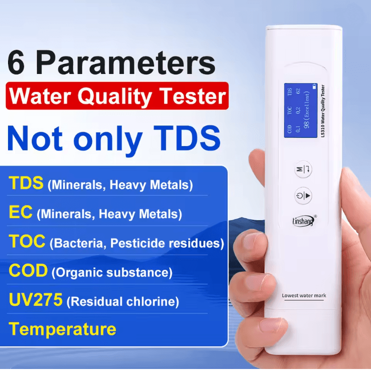 AquaSense LS310 6 In 1 Digital Water Quality Tester For Drinking And Tap Water 1