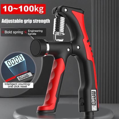 Wrist Gripper Digital Display, Forearm Hand Trainer with Counter, Adjustable Resistance Strength Training