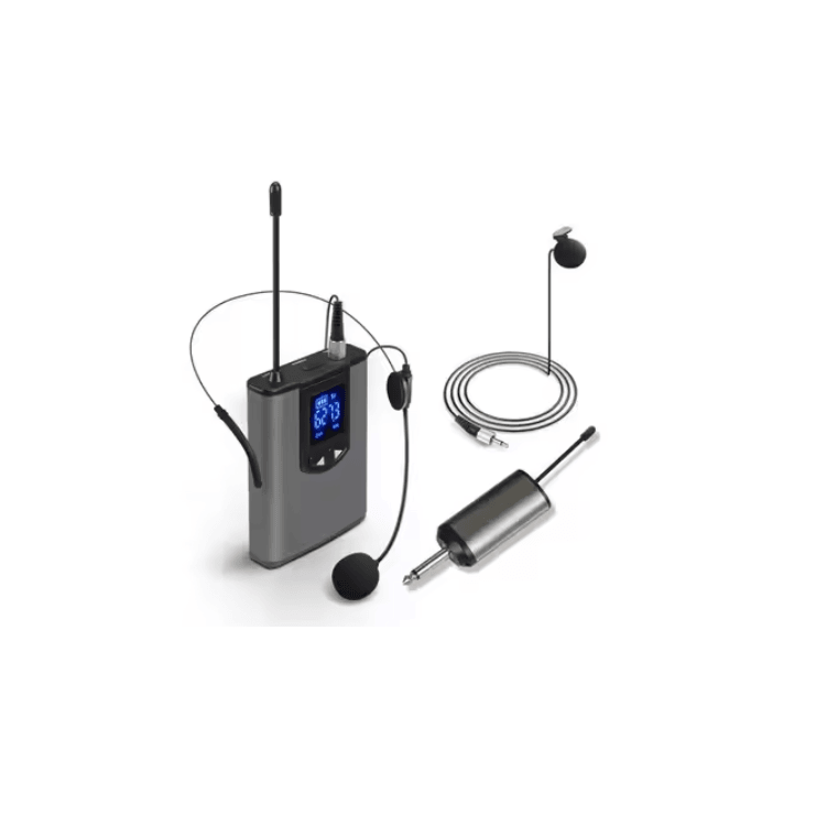 ClearVoice Pro Wireless Microphone System With Headset And Lavalier Mic 4