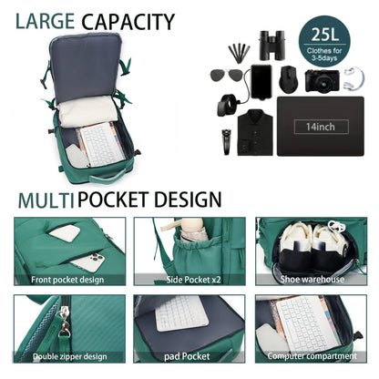Female New Backpack, Leisure Lightweight Backpack, Student Schoolbag Large, Travel Backpack, Capacity Travel Commuter