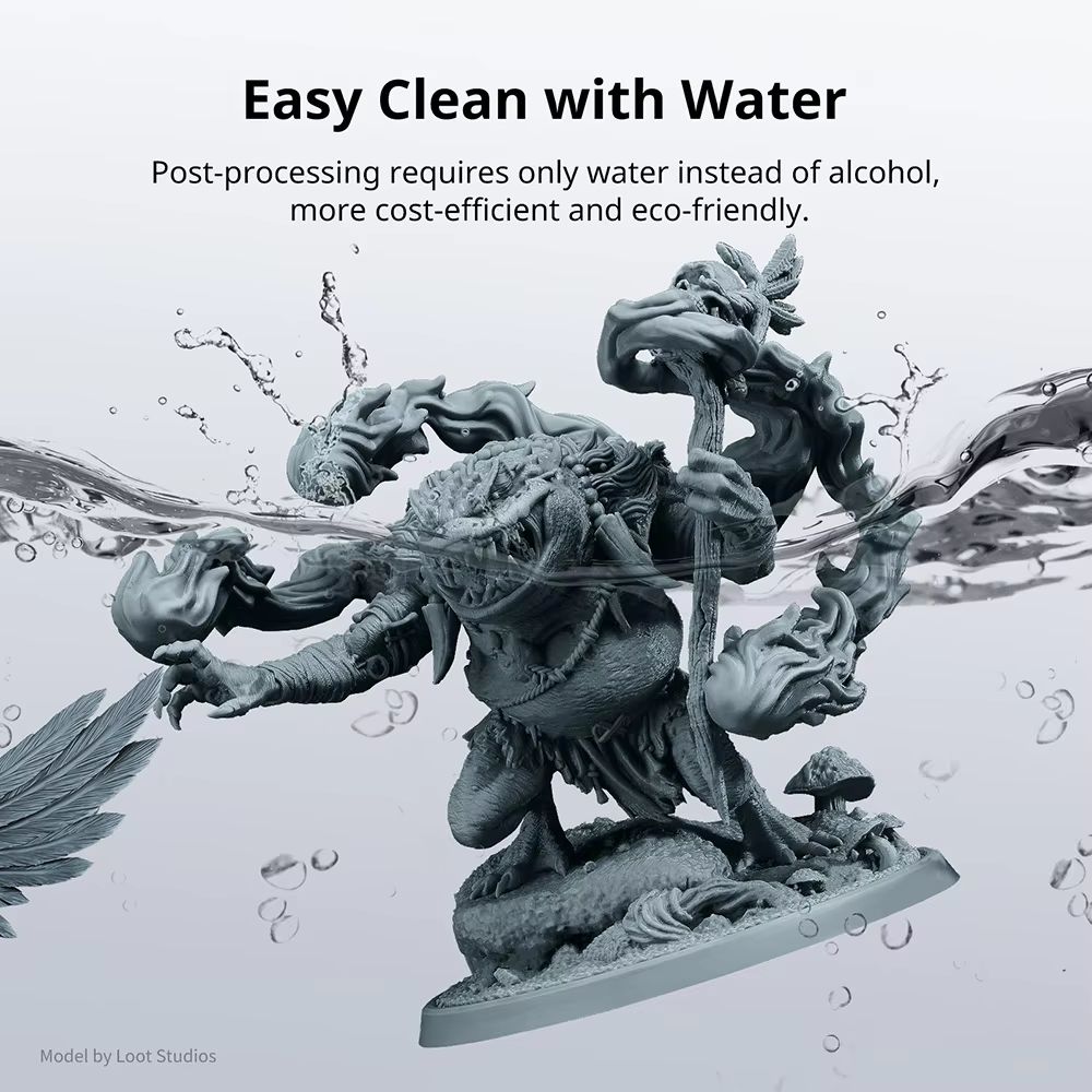 ANYCUBIC WaterWashable 3D Printer Resin  405nm UV Resin For DLP  LCD Printing 2