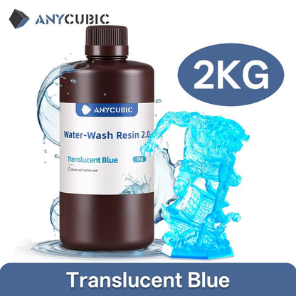 ANYCUBIC WaterWashable 3D Printer Resin  405nm UV Resin For DLP  LCD Printing 10