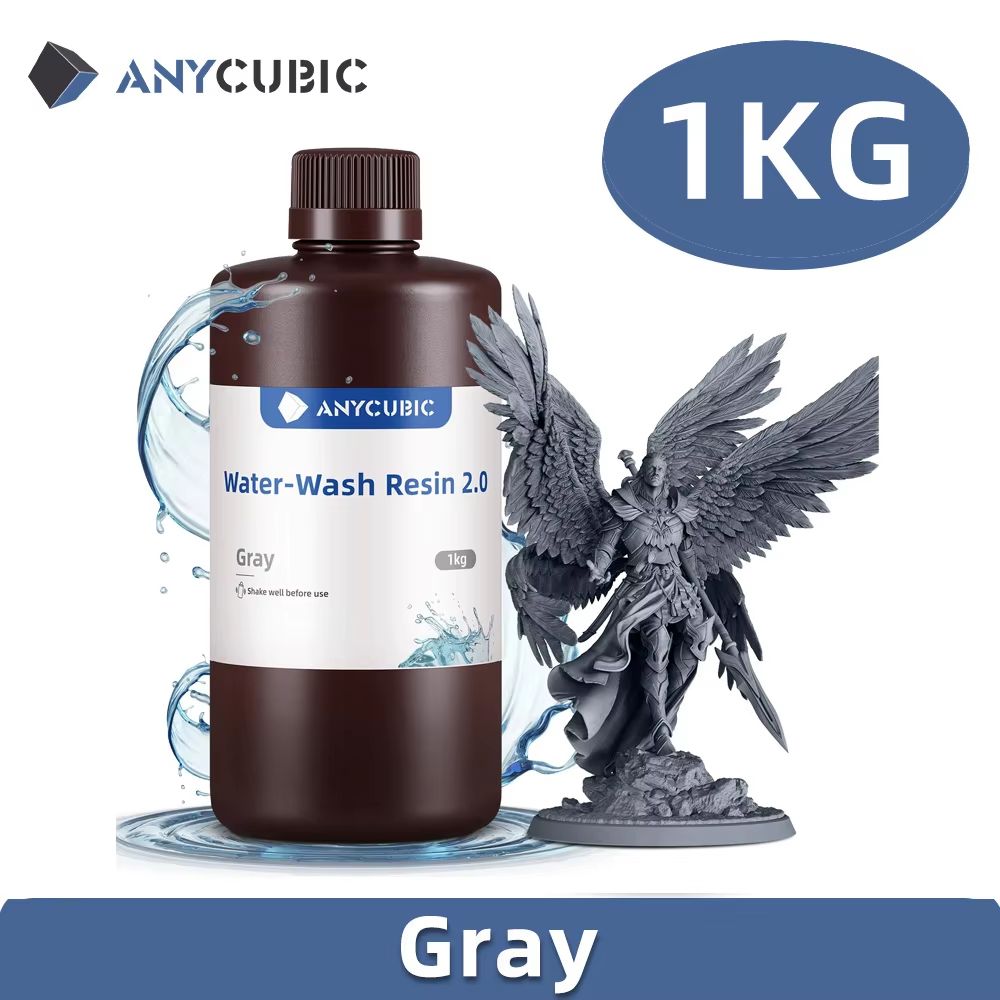 ANYCUBIC WaterWashable 3D Printer Resin  405nm UV Resin For DLP  LCD Printing 13