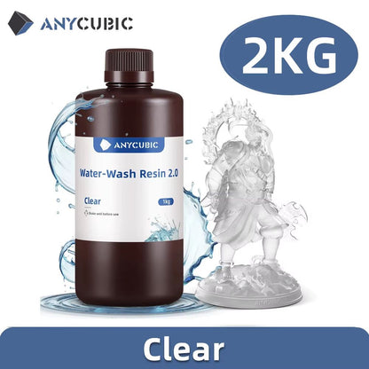 ANYCUBIC WaterWashable 3D Printer Resin  405nm UV Resin For DLP  LCD Printing 18