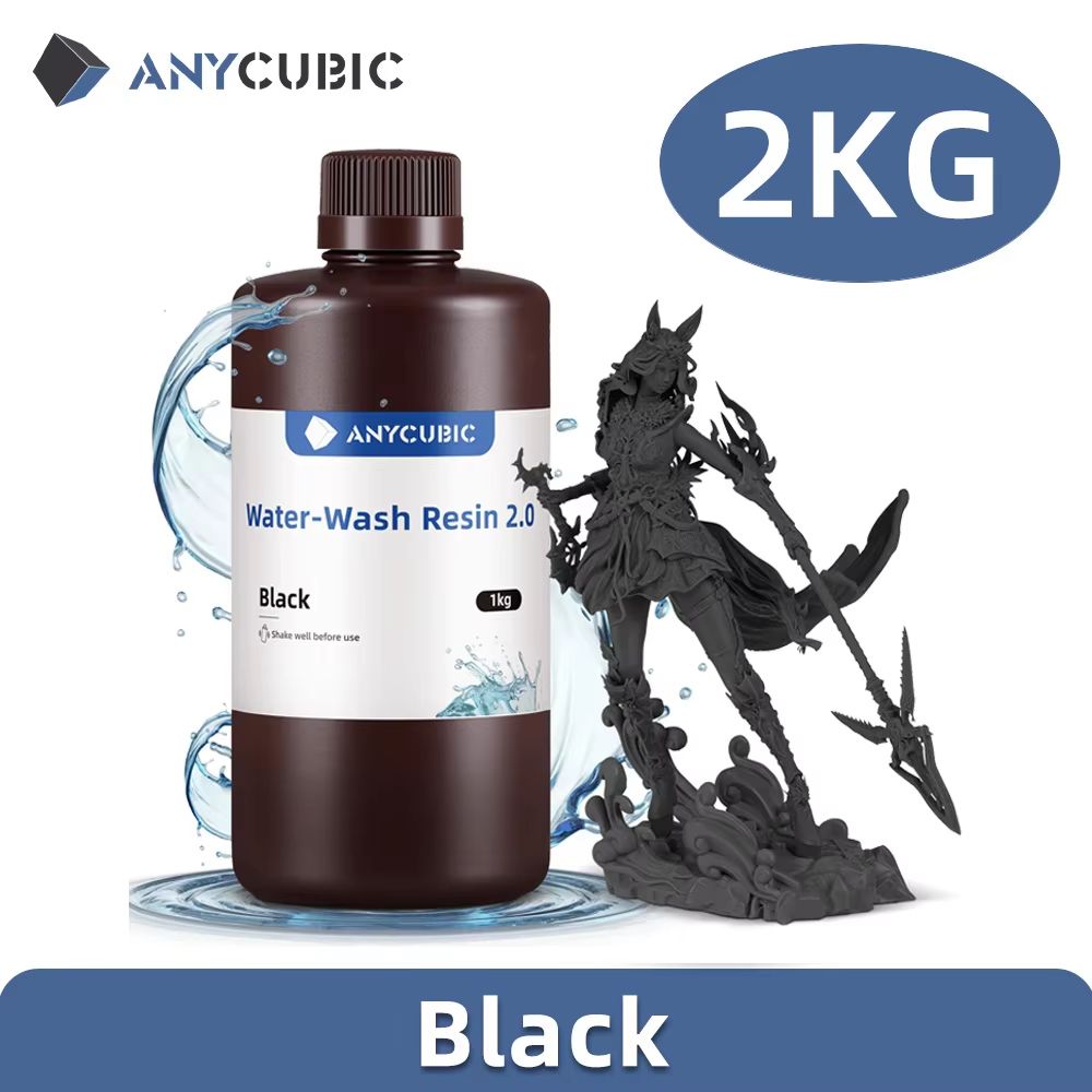 ANYCUBIC WaterWashable 3D Printer Resin  405nm UV Resin For DLP  LCD Printing 19