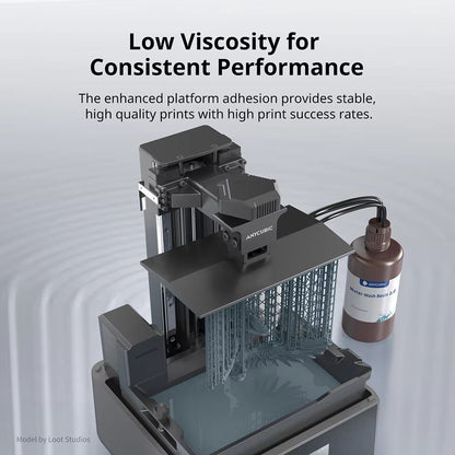 ANYCUBIC WaterWashable 3D Printer Resin  405nm UV Resin For DLP  LCD Printing 4