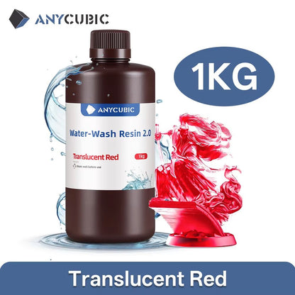 ANYCUBIC WaterWashable 3D Printer Resin  405nm UV Resin For DLP  LCD Printing 7