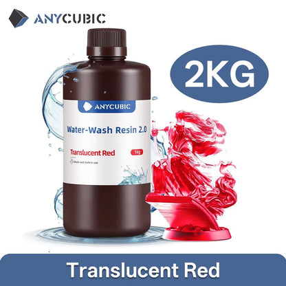 ANYCUBIC WaterWashable 3D Printer Resin  405nm UV Resin For DLP  LCD Printing 8