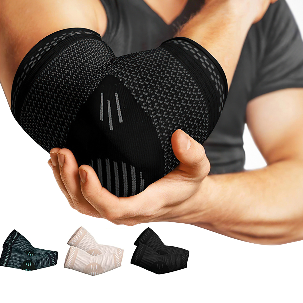 Arm Sport Support, Elastic Elbow Brace, Elbow Sport Safety, Breathable Arm Sleeve, Compression Elbow Pads