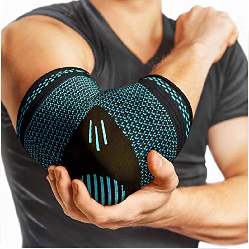 Arm Sport Support, Elastic Elbow Brace, Elbow Sport Safety, Breathable Arm Sleeve, Compression Elbow Pads