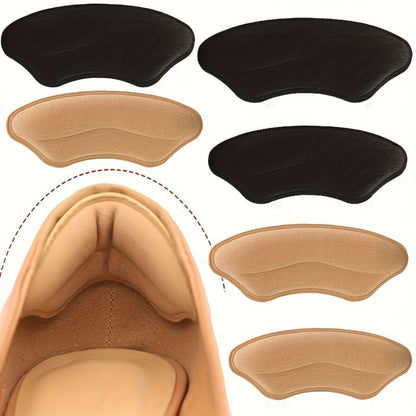 Self Adhesive Heel Protectors, Heel Pads for Too Big Shoes, Heel Inserts for Comfort and Secure Fit, Prevent Heel