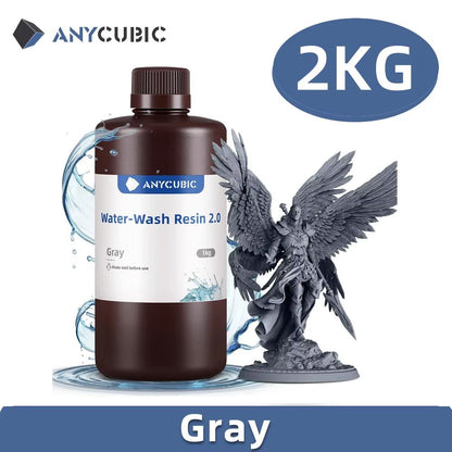 ANYCUBIC WaterWashable 3D Printer Resin  405nm UV Resin For DLP  LCD Printing 20