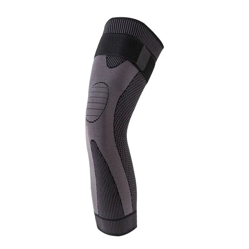 Long Compression Knee Pads Elastic Stripe Sleeve Sport Brace Support Warm Kneepad Protector Volleyb 4