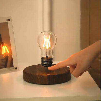 Wireless Magnetic Floating LED Desk Lamp 360 Degree Automatic Rotate Bulb Night Light For Office Ro 1