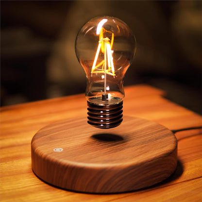 Wireless Magnetic Floating LED Desk Lamp 360 Degree Automatic Rotate Bulb Night Light For Office Ro 5