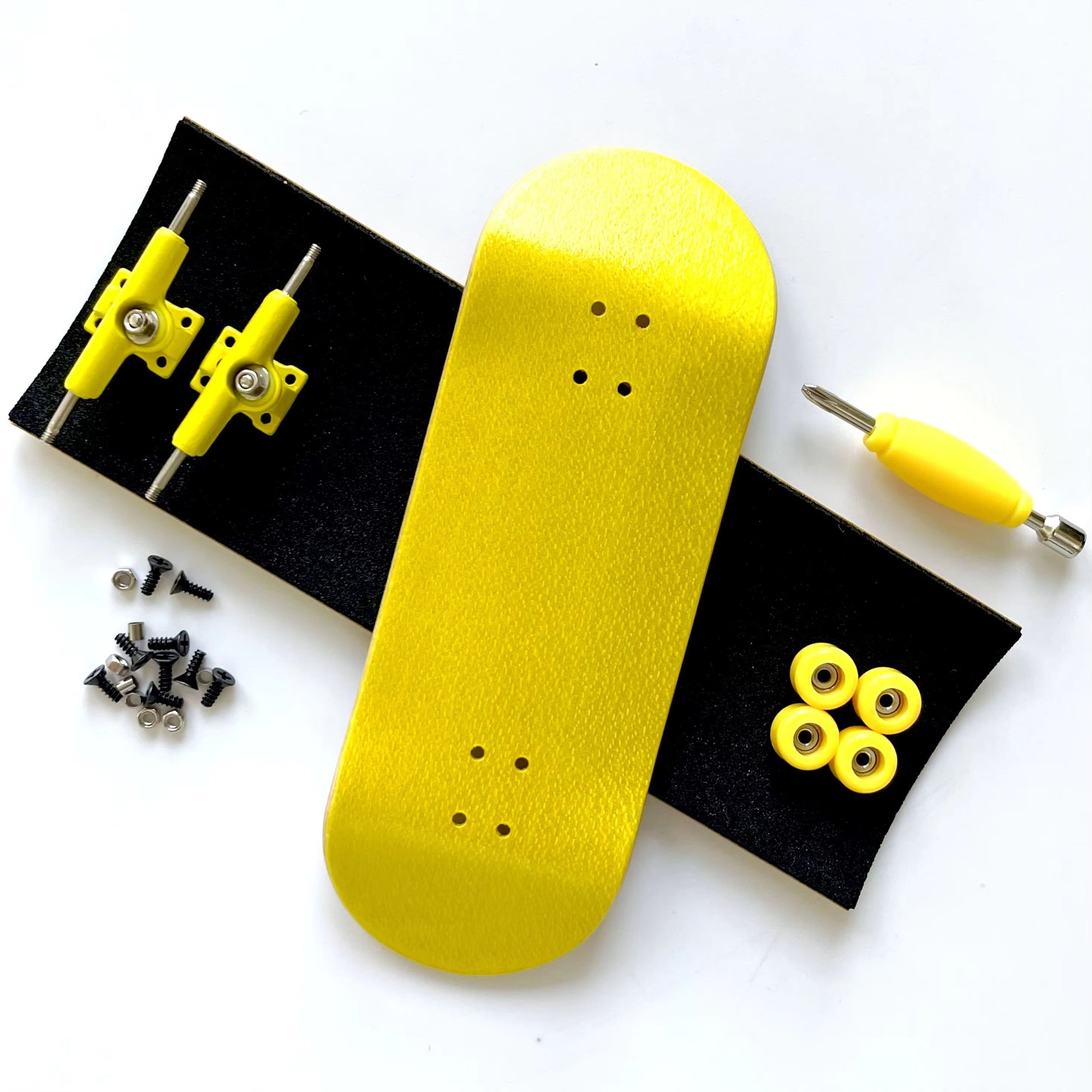 34mm Fingerboard Skateboard Set With Double Axle Trucks And Bearing Wheels 14