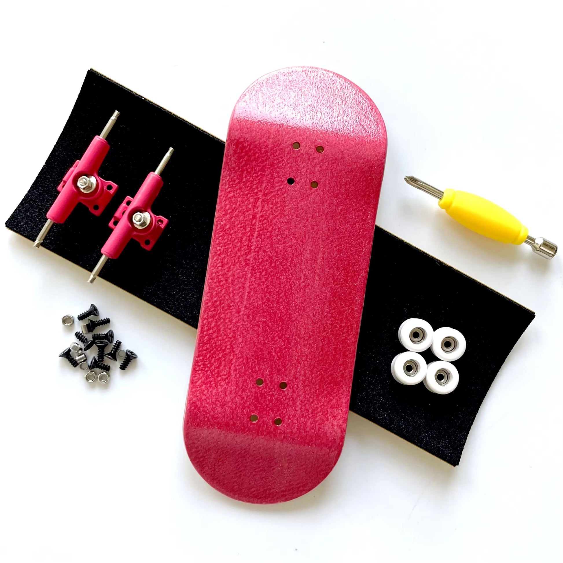 34mm Fingerboard Skateboard Set With Double Axle Trucks And Bearing Wheels 16