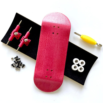 34mm Fingerboard Skateboard Set With Double Axle Trucks And Bearing Wheels 16