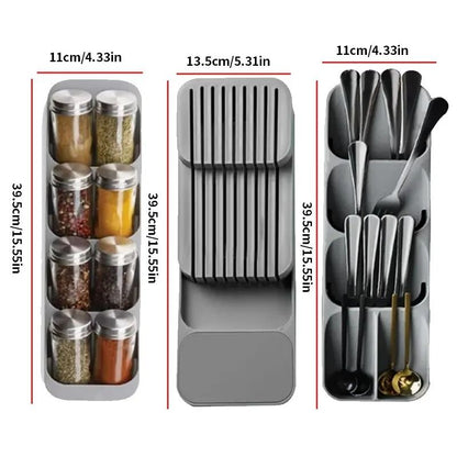 Kitchen Drawer Cutlery Organizer Tray 5