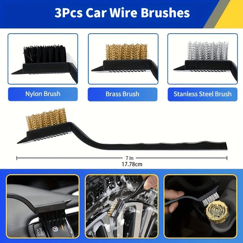 AutoMaster 27 Piece Car Wash And Detailing Kit With Brushes And Cleaning Tools 2