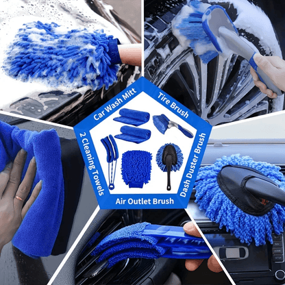 AutoMaster 27 Piece Car Wash And Detailing Kit With Brushes And Cleaning Tools 3
