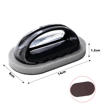 SparkClean Magic Emery Sponge Brush With Handle For Deep Rust And Stain Removal 4