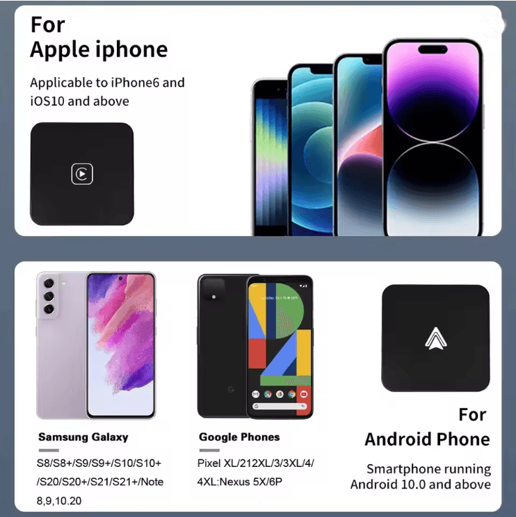 DriveLink Mini CarPlay And Android Auto Wireless Adapter For Seamless Connectivity 1