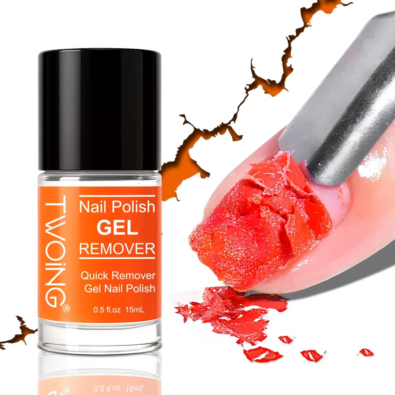 Quick Nail Gel Polish Remover  Fast Easy And DamageFree Manicure Removal 15ml 1