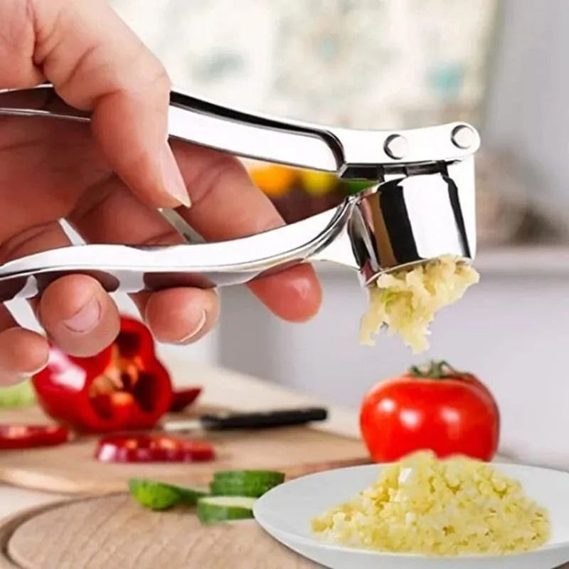 Garlic Press Stainless Steel Manual Garlic Crusher And Mincer Tool 2
