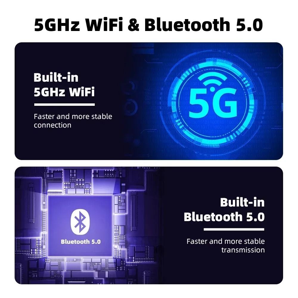 Wireless CarPlay And Android Auto Adapter 2 In 1 Smart AI Box For Cars 4