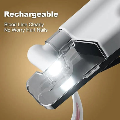 Pet Nail Clipper With LED Light Safe Precision Trimmer For Dogs And Cats 2