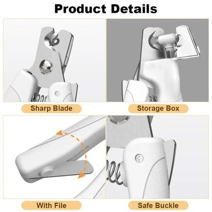 Pet Nail Clipper With LED Light Safe Precision Trimmer For Dogs And Cats 5