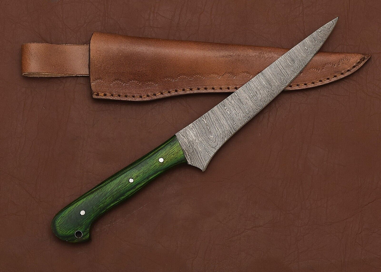 Professional Damascus Steel Fillet Knife  HandForged For Precision  Durability 1