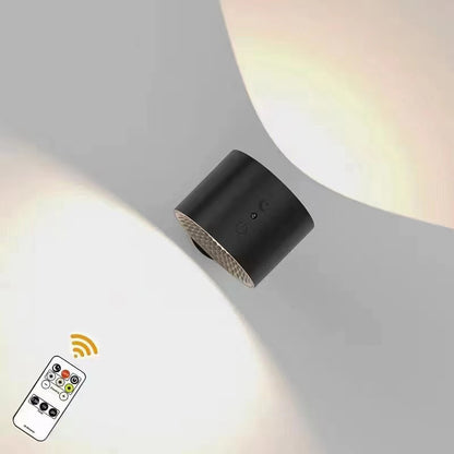 USB Rechargeable Wall Lamp, Wireless, Portable, with Touch and Remote Control, 360 Rotatable Double Head for Bedroom