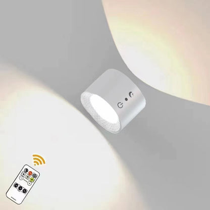 USB Rechargeable Wall Lamp, Wireless, Portable, with Touch and Remote Control, 360 Rotatable Double Head for Bedroom